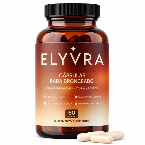 Bronceador ELYVRA | Potencia un bronceado natural, uniforme y duradero,