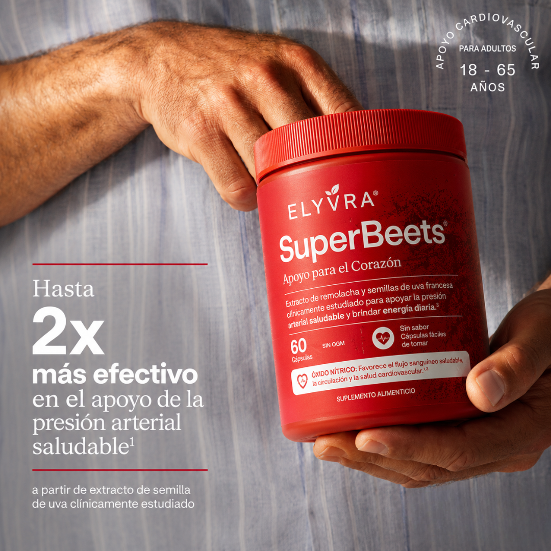 SuperBeets | Mejora la circulación y la salud cardiovascular.