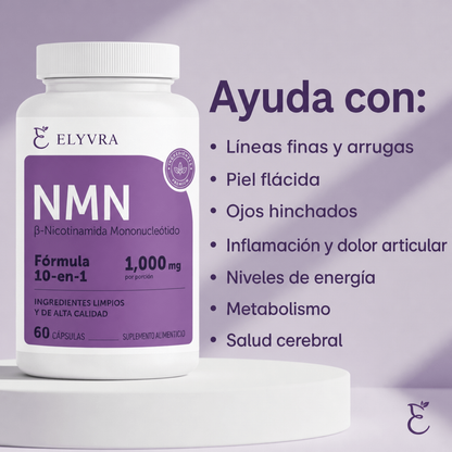 NMN Memoria | Mejora la concentración y vitalidad cerebral