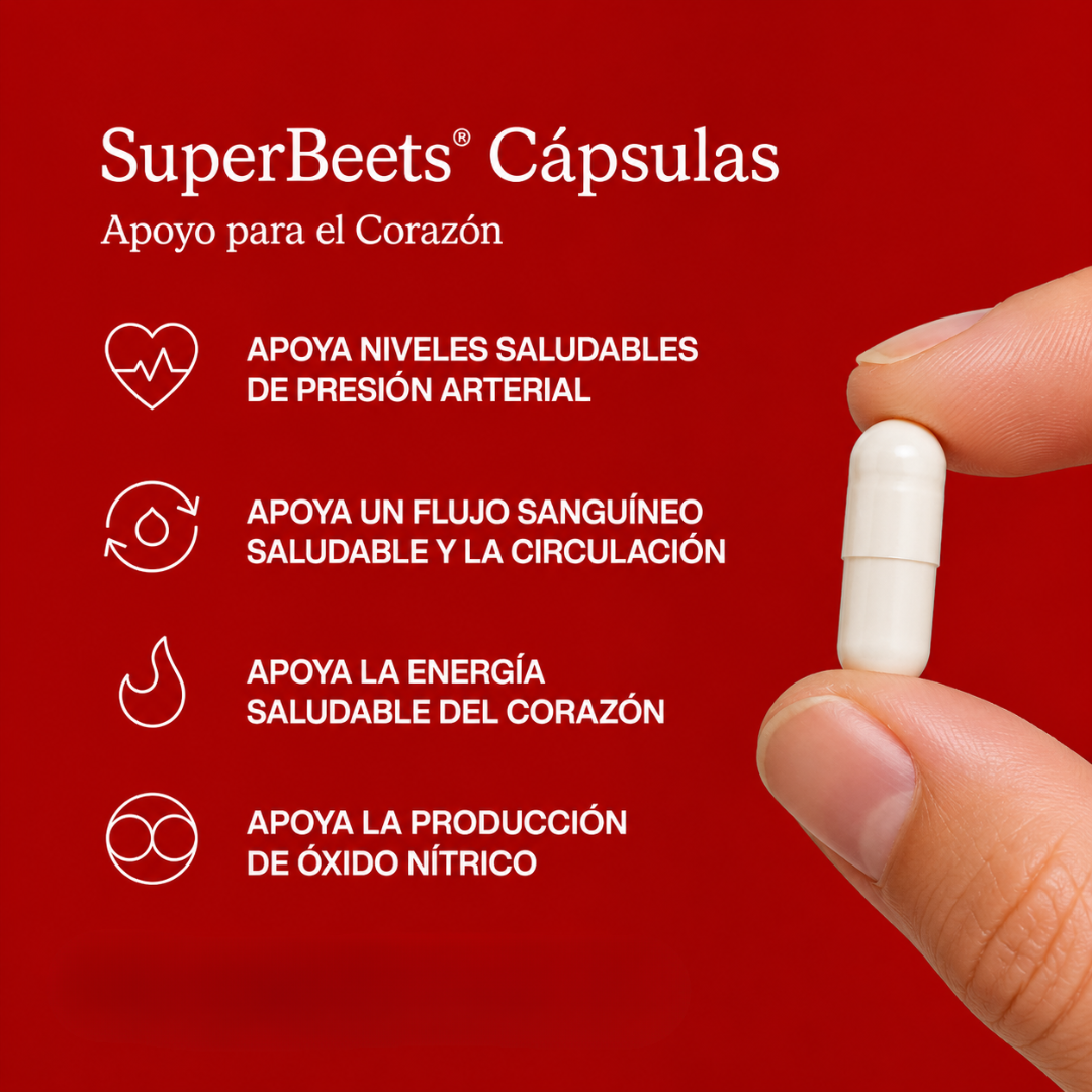 SuperBeets | Mejora la circulación y la salud cardiovascular.