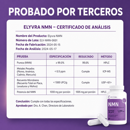 NMN Memoria | Mejora la concentración y vitalidad cerebral