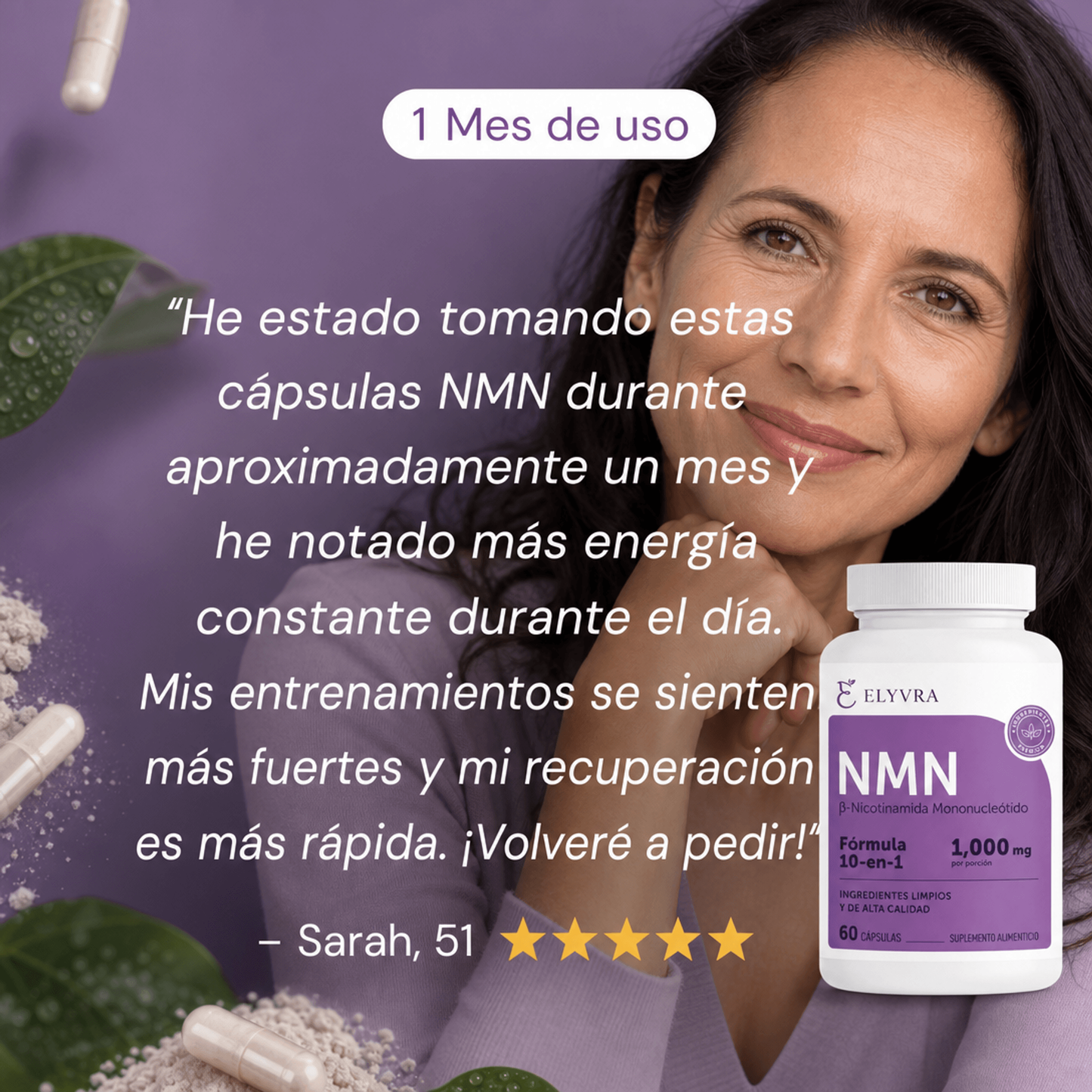 NMN Memoria | Mejora la concentración y vitalidad cerebral