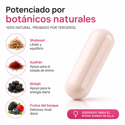 Shelajit Femenino | Recupera tu balance hormonal - Reduce la sensación de fatiga